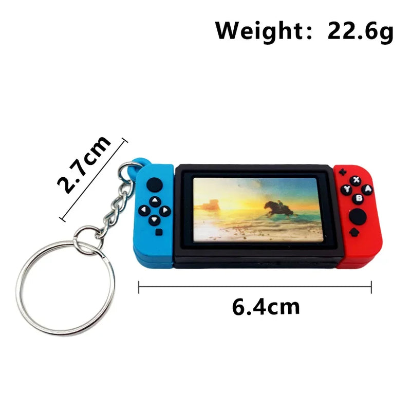 PS5 XBOX Game Console Controller Model Keychains Mini Simulation Collection Key Chain Pendant for Men Women Keys Ring Toys Gift