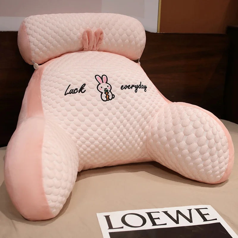 Soft Plu Lumbar Support Pillow Bede Sofa Latex Cuion S Pillow Barest Pad Girls Cartoon Anime Home Decor