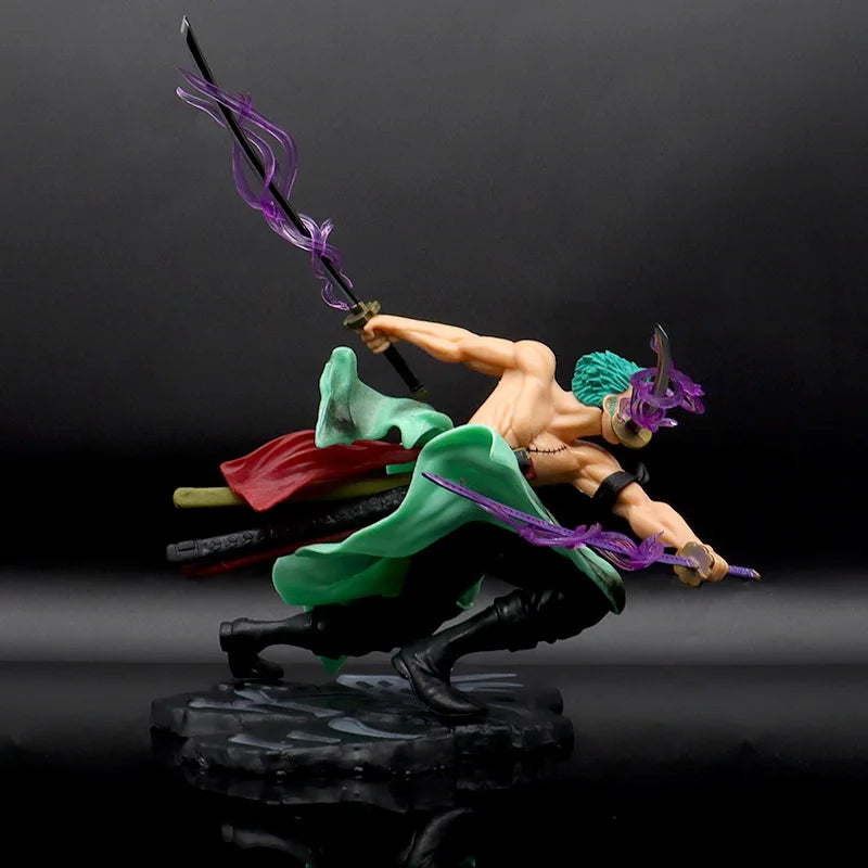 Anime One Piece Roronoa Zoro Anime Action Figure Model Gifts Collectible Figurines for Kids