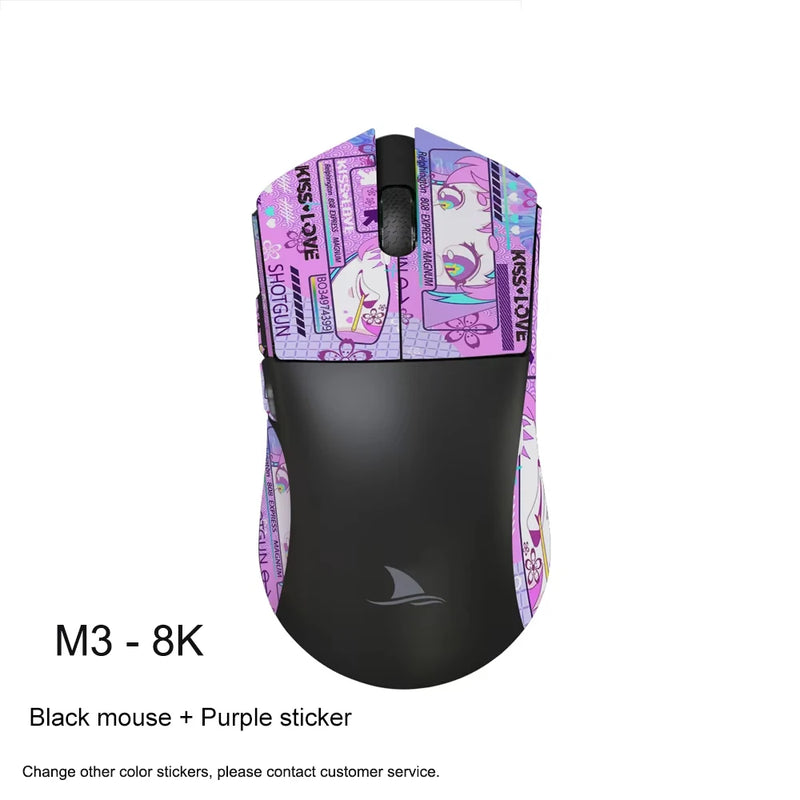 Motospeed Darmoshark M3 8K Bluetooth Wireless Gaming Mouse 26K DPI PAW3395 Sensor Computer Office Mouse TTC For Laptop PC