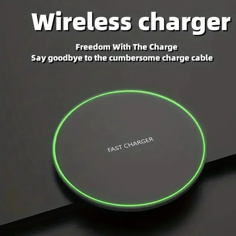 200W Wireless Charger Pad Stand Mobile Phone Chargers Fast Charging Dock Station For iPhone 16 15 14 13 Pro Max Samsung Xiaomi