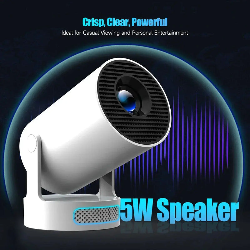 Magcubic Projector Android 11 4K 1280*720P HY300 Pro + Dual Wifi 290ANSI 180°flexible BT5.0 Cinema Outdoor Portable Projector