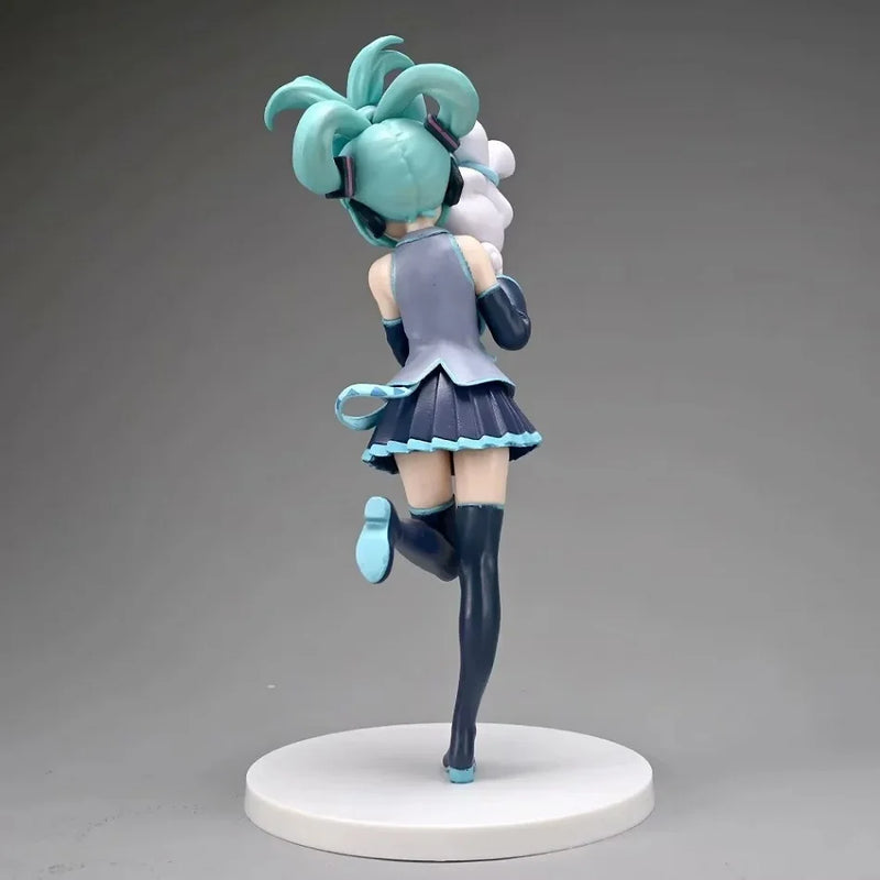 Anime Hatsune Miku X Cinnamoroll Figure Anime Peripheral Collectible Models Decorative Decorations Children Kawaii Gift