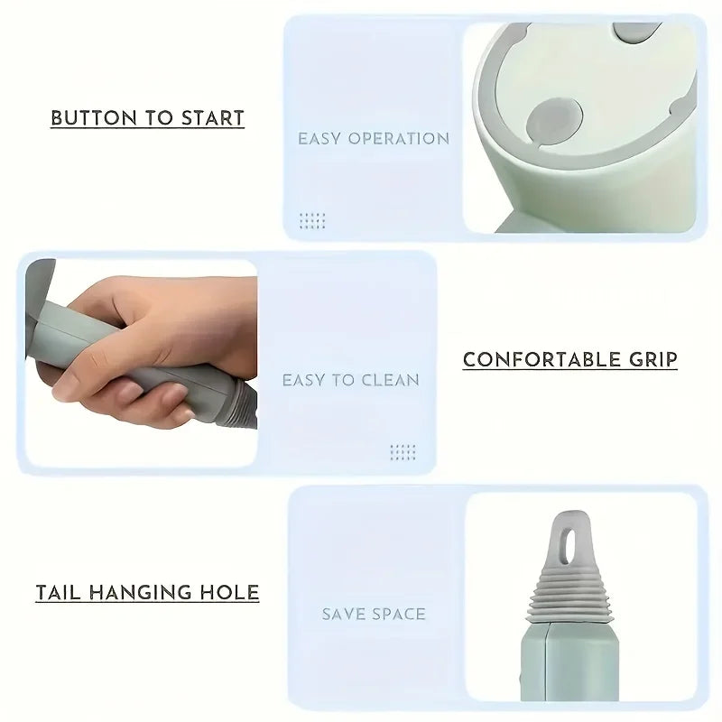 2/4/6Brush Electric Spin Scrubber, Rechargeable Cleaning Brush, Floors, Carpets, Bathrooms, Kitchens, Cordless Handheld Washer