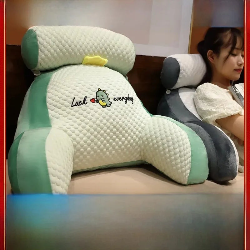 Soft Plu Lumbar Support Pillow Bede Sofa Latex Cuion S Pillow Barest Pad Girls Cartoon Anime Home Decor