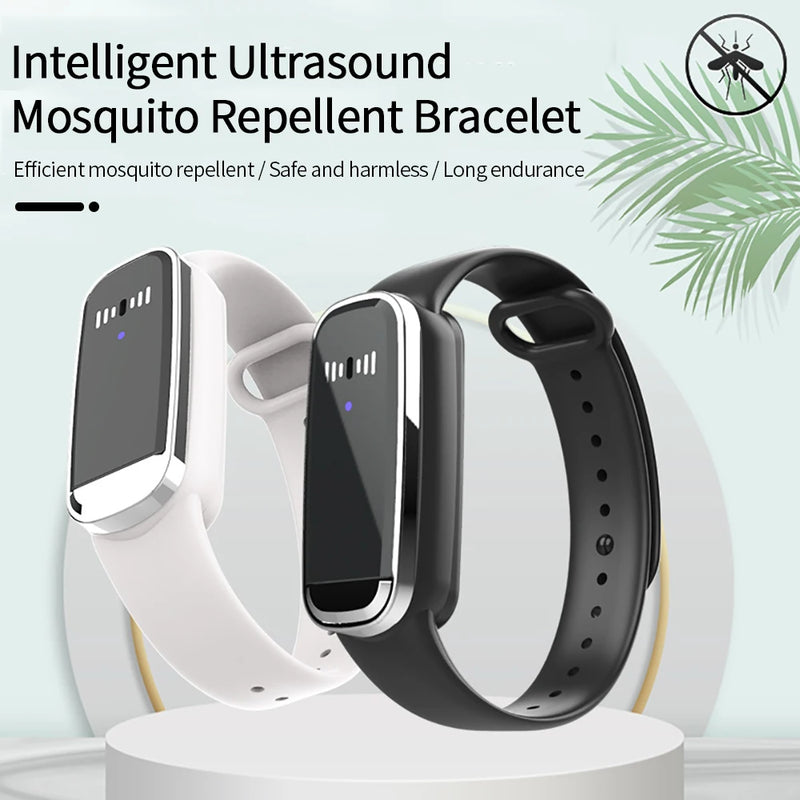 Pulseira Repelente Ultrassônica Premium: Proteção 100% Segura e Eficaz 🛡️🦟