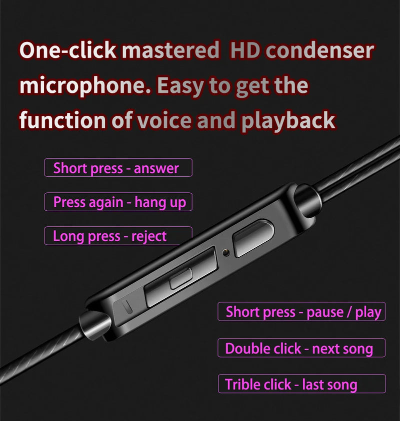 Original QKZ AK6 Copper Driver HiFi Sport Headphone 3.5mm In Ear Earphone For Running With Microphone Headset music Earbuds fone