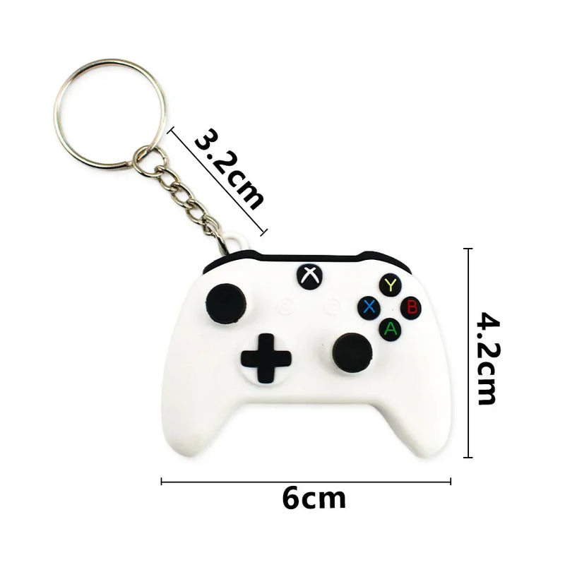 PS5 XBOX Game Console Controller Model Keychains Mini Simulation Collection Key Chain Pendant for Men Women Keys Ring Toys Gift