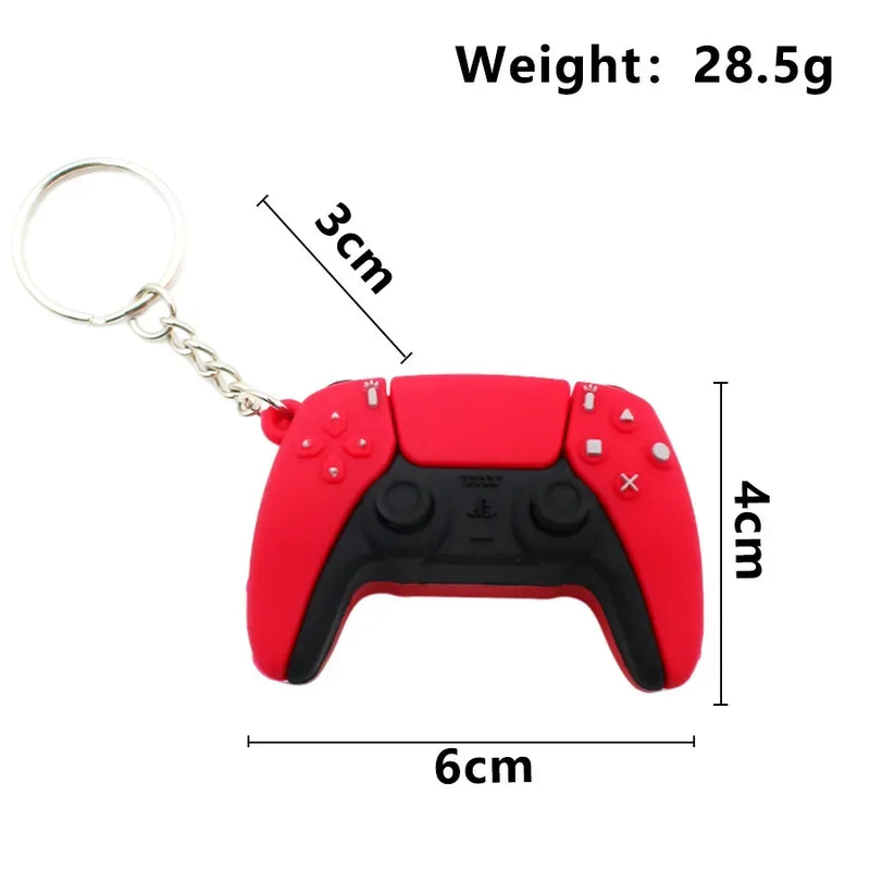 PS5 XBOX Game Console Controller Model Keychains Mini Simulation Collection Key Chain Pendant for Men Women Keys Ring Toys Gift