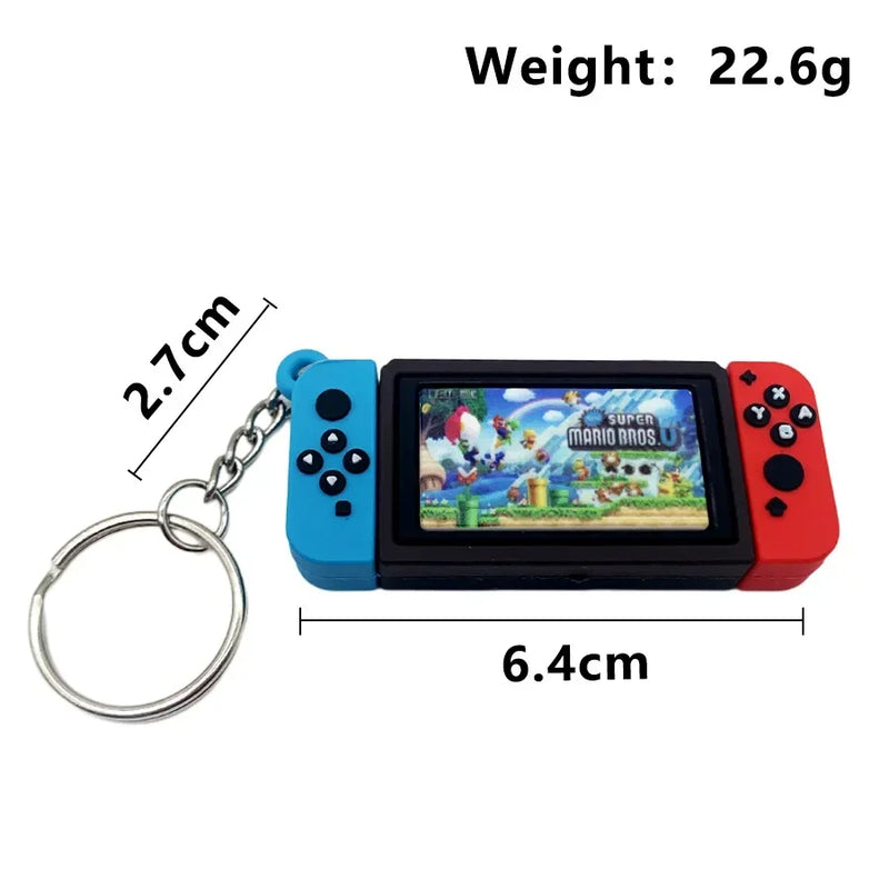 PS5 XBOX Game Console Controller Model Keychains Mini Simulation Collection Key Chain Pendant for Men Women Keys Ring Toys Gift
