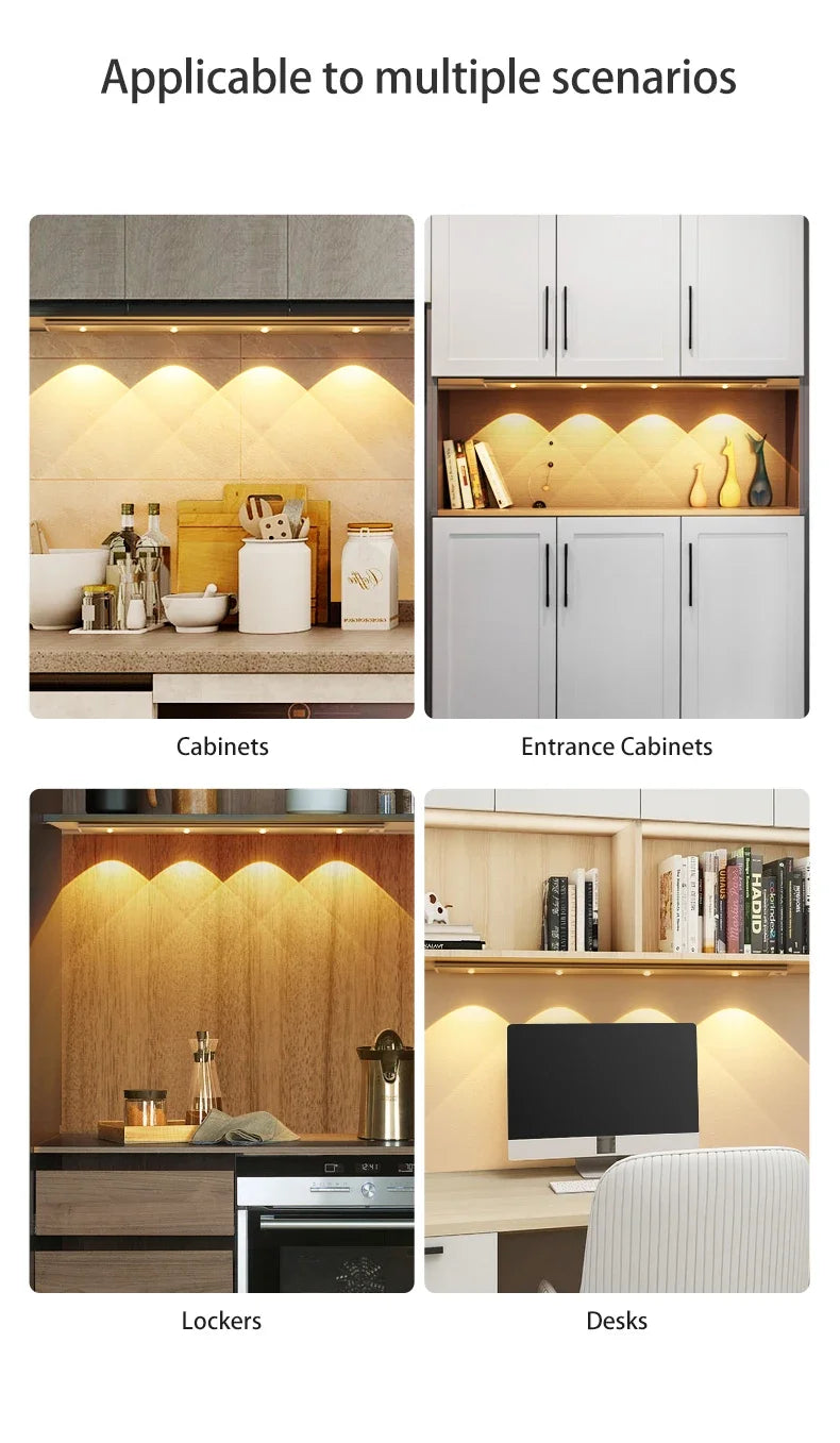 Luminária LED com Sensor de Movimento "Cat's Eye" ✨