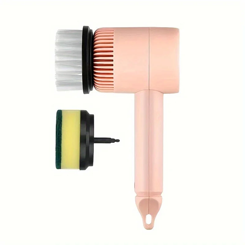 2/4/6Brush Electric Spin Scrubber, Rechargeable Cleaning Brush, Floors, Carpets, Bathrooms, Kitchens, Cordless Handheld Washer