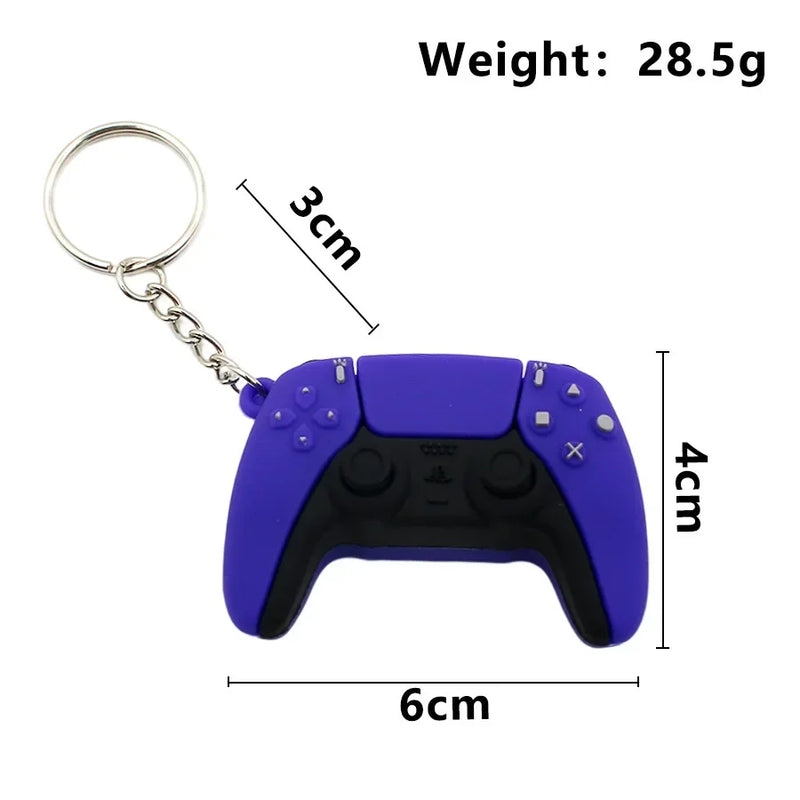 PS5 XBOX Game Console Controller Model Keychains Mini Simulation Collection Key Chain Pendant for Men Women Keys Ring Toys Gift