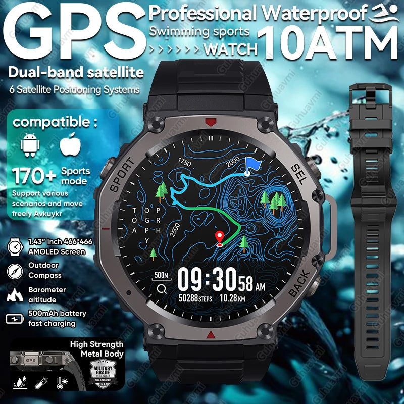 Smartwatch TANK T-REX 3: O seu Parceiro para Aventura Extrema