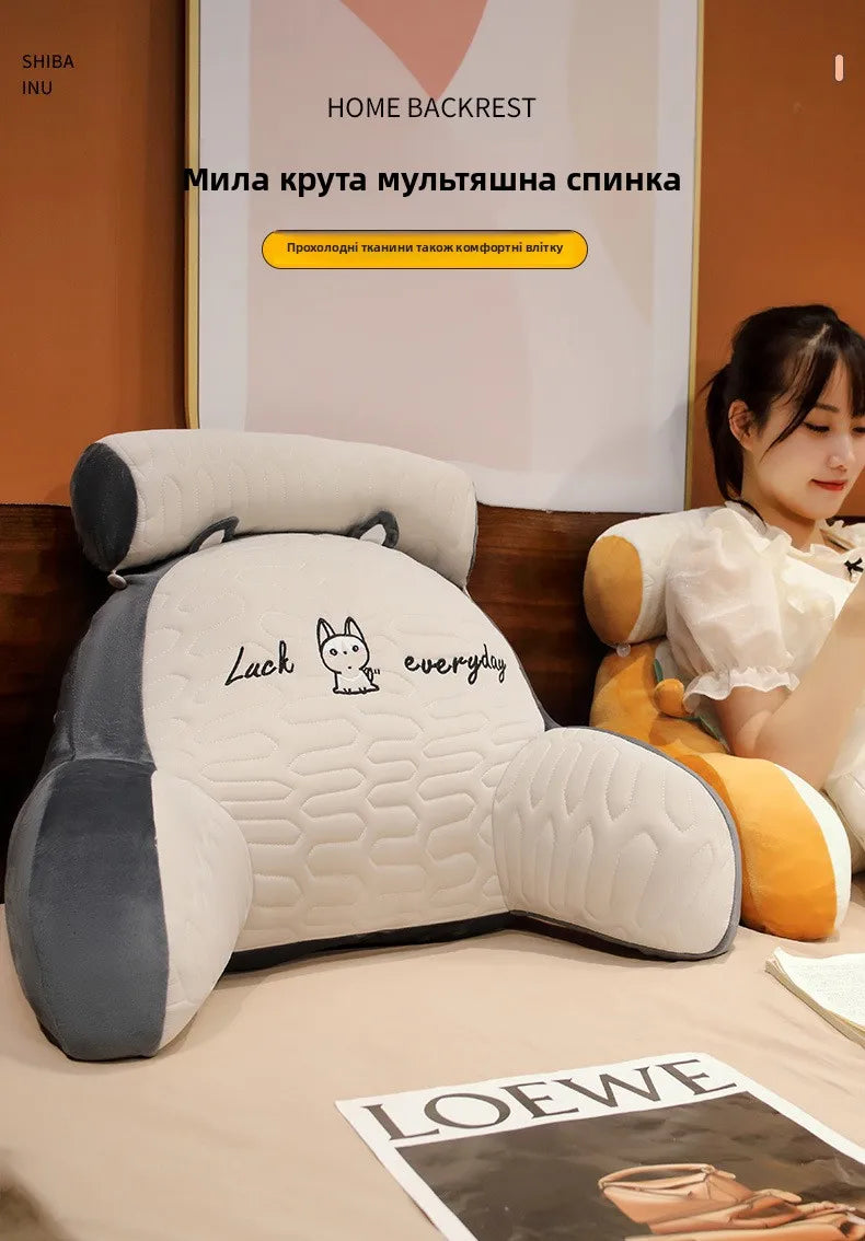 Soft Plu Lumbar Support Pillow Bede Sofa Latex Cuion S Pillow Barest Pad Girls Cartoon Anime Home Decor