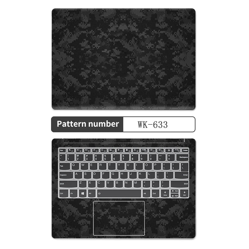 DIY Geometry Cover Laptop Skins Sticker 13.3"14"15.6"17.3"Vinyl Skin Case for Macbook/Lenovo/Hp/Acer Decorate Decal Assessories