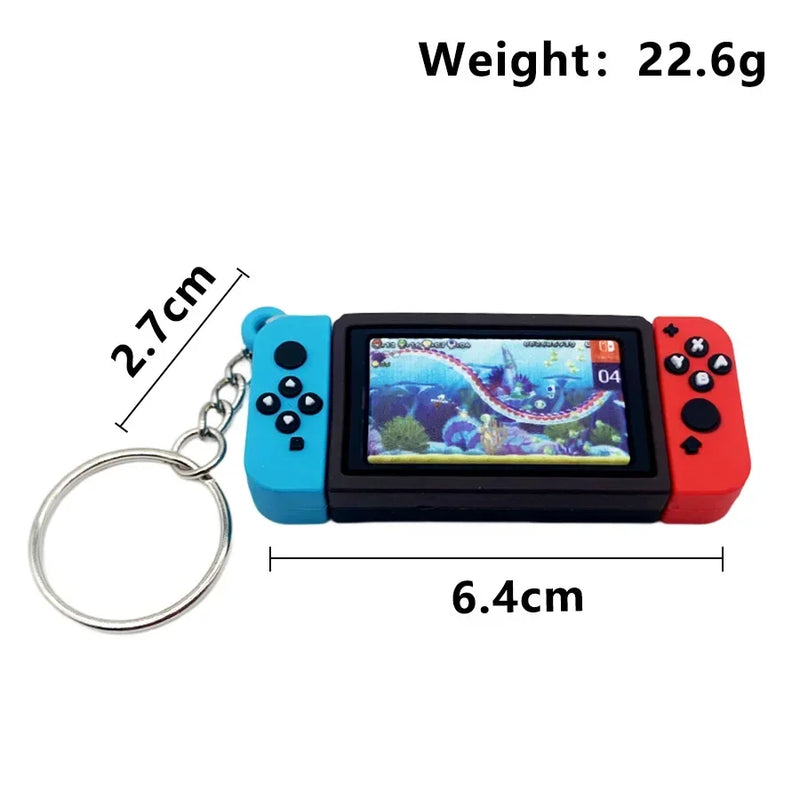 PS5 XBOX Game Console Controller Model Keychains Mini Simulation Collection Key Chain Pendant for Men Women Keys Ring Toys Gift