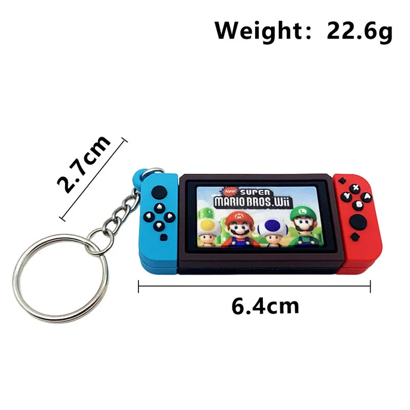 PS5 XBOX Game Console Controller Model Keychains Mini Simulation Collection Key Chain Pendant for Men Women Keys Ring Toys Gift