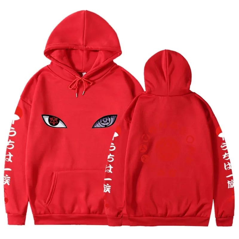 2025 Naruto Manga Inspired Hoodie AutumnWinter LaidBack Sweatshirt Unisex Fashion Top Hoodies Women
