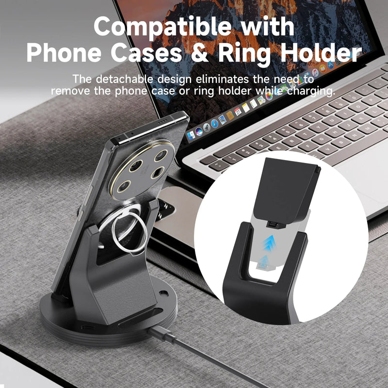 120W Super Fast Charging Magnetic Station for Xiaomi 14 13 Pro Ultra Samsung S24 S23 Wireless Charger Dock 5A PD3.1 240W Turbo