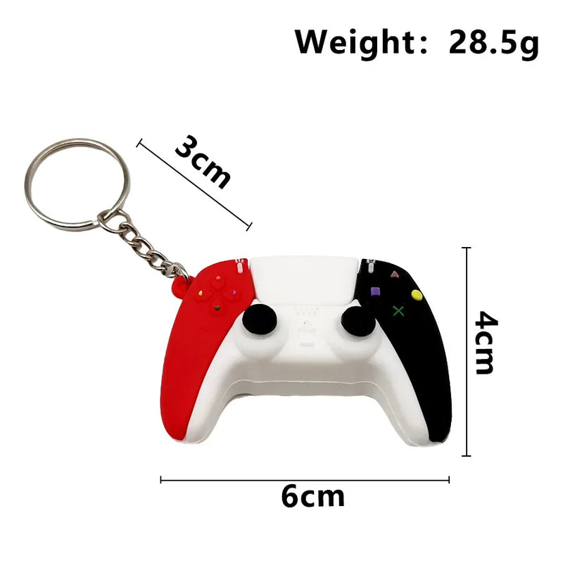 PS5 XBOX Game Console Controller Model Keychains Mini Simulation Collection Key Chain Pendant for Men Women Keys Ring Toys Gift