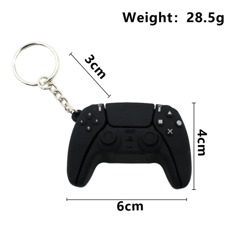PS5 XBOX Game Console Controller Model Keychains Mini Simulation Collection Key Chain Pendant for Men Women Keys Ring Toys Gift