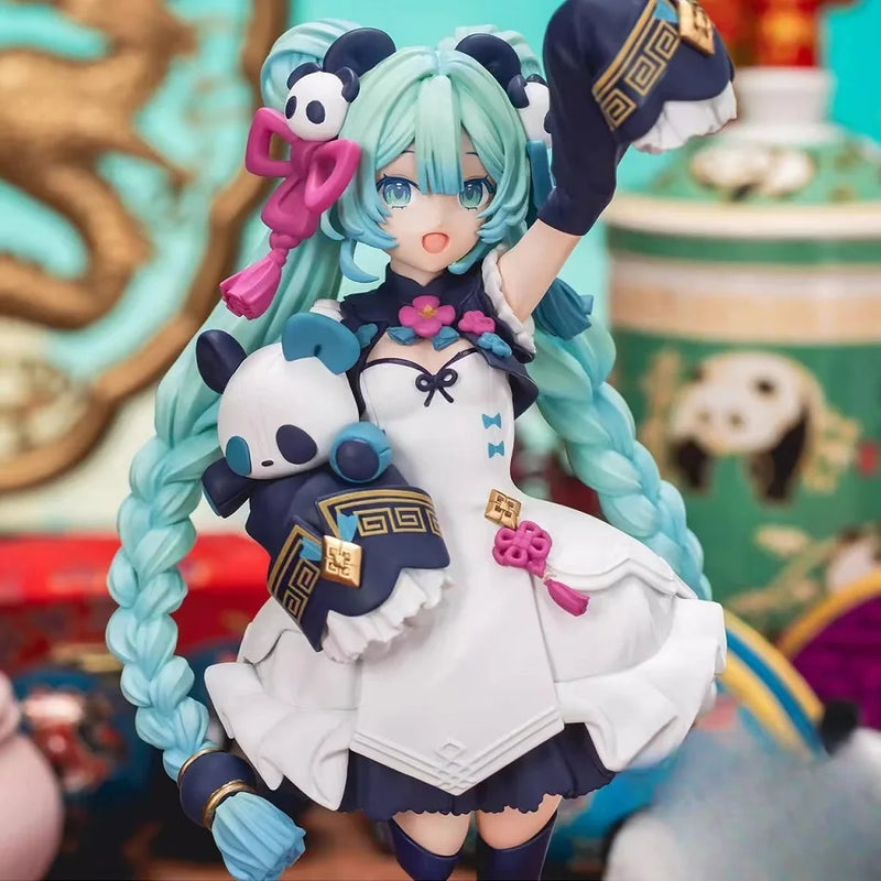 Anime Hatsune Miku X Cinnamoroll Figure Anime Peripheral Collectible Models Decorative Decorations Children Kawaii Gift