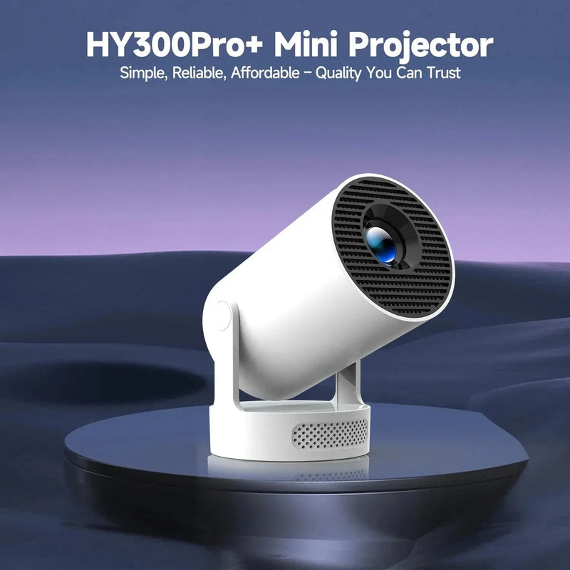 Magcubic Projector Android 11 4K 1280*720P HY300 Pro + Dual Wifi 290ANSI 180°flexible BT5.0 Cinema Outdoor Portable Projector