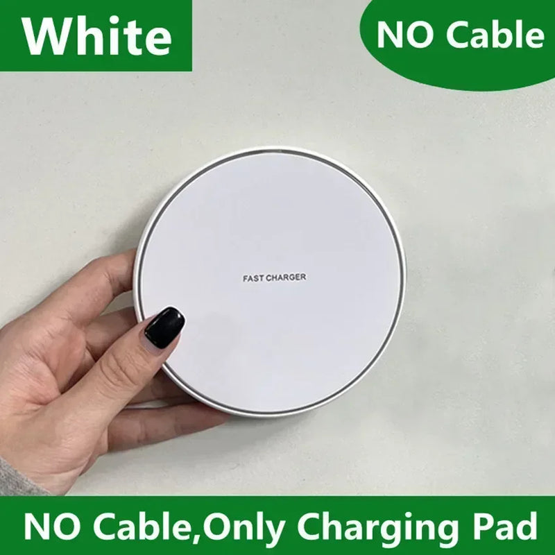 200W Wireless Charger Pad Stand Mobile Phone Chargers Fast Charging Dock Station For iPhone 16 15 14 13 Pro Max Samsung Xiaomi