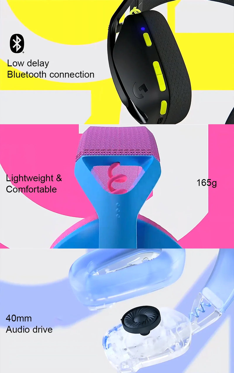 Headset Gamer Logitech G435 Lightspeed: Jogue sem Limites 🎧