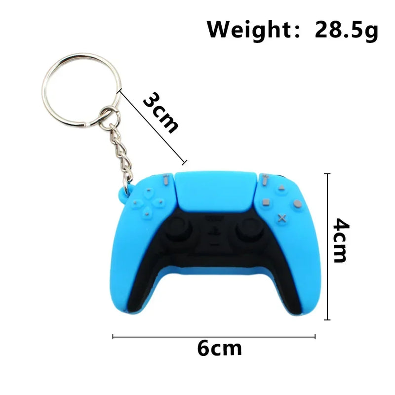 PS5 XBOX Game Console Controller Model Keychains Mini Simulation Collection Key Chain Pendant for Men Women Keys Ring Toys Gift