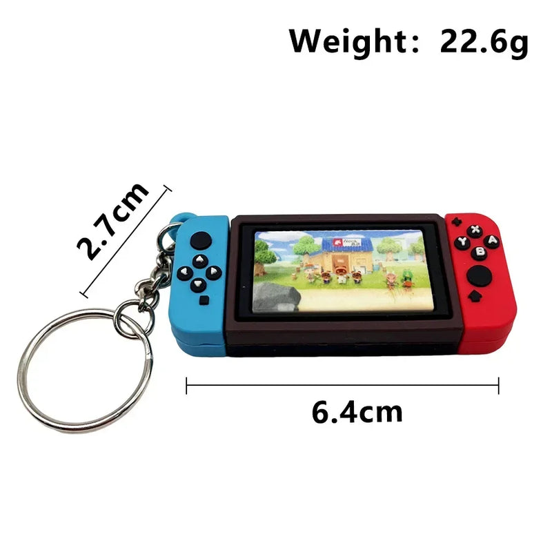 PS5 XBOX Game Console Controller Model Keychains Mini Simulation Collection Key Chain Pendant for Men Women Keys Ring Toys Gift
