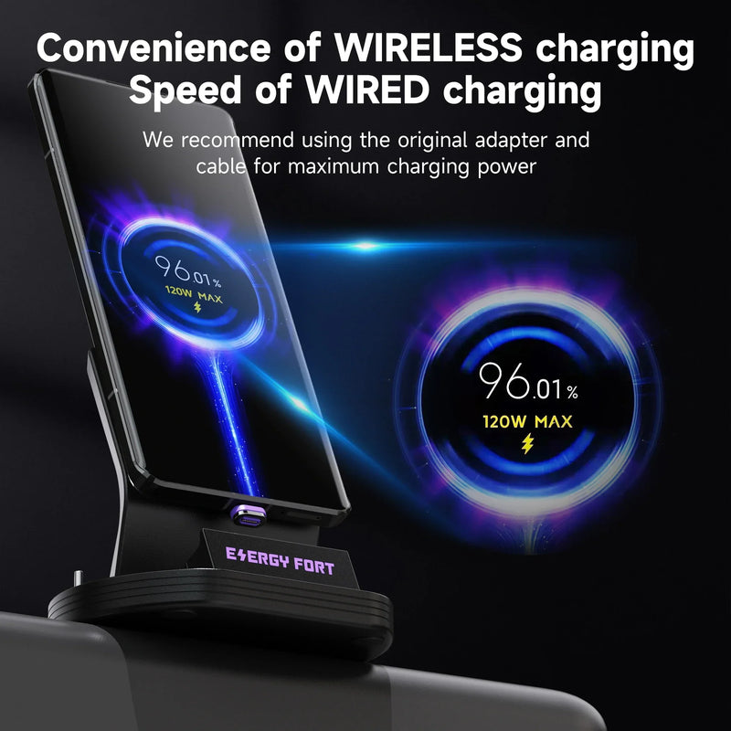 120W Super Fast Charging Magnetic Station for Xiaomi 14 13 Pro Ultra Samsung S24 S23 Wireless Charger Dock 5A PD3.1 240W Turbo