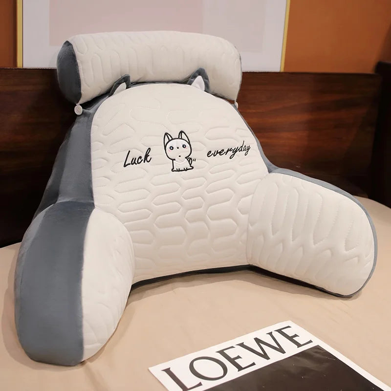 Soft Plu Lumbar Support Pillow Bede Sofa Latex Cuion S Pillow Barest Pad Girls Cartoon Anime Home Decor