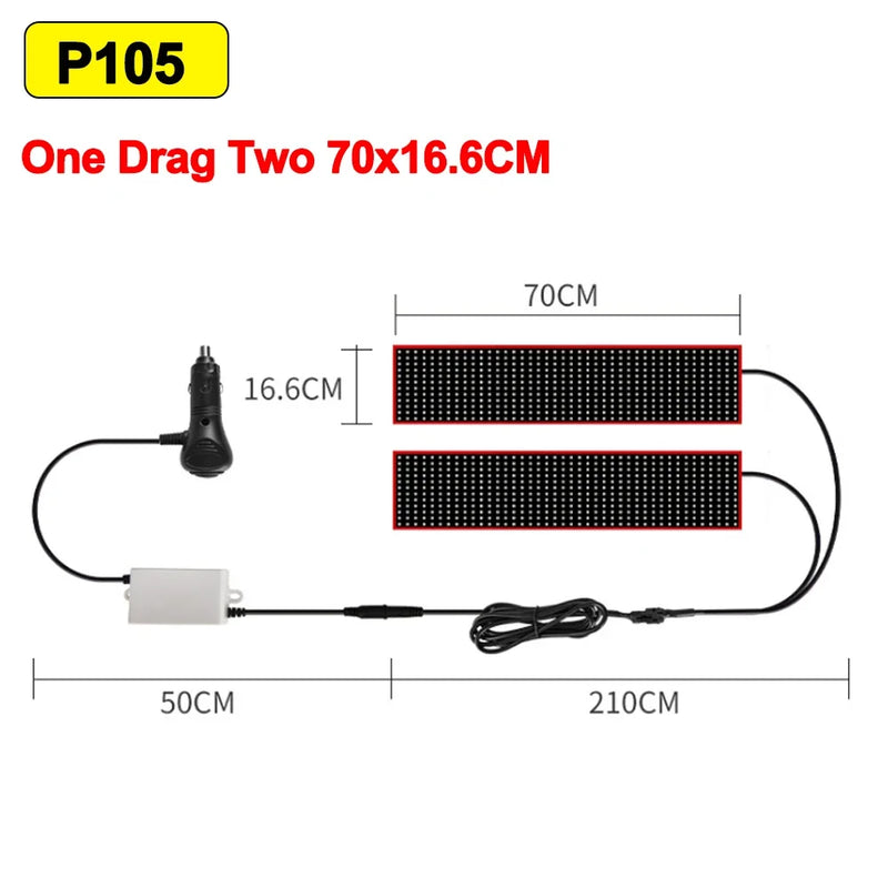 Led Eyes for Truck Devil Eye LED Pixel Panel Light for Trucks Cars DIY Remote Control Scrolling Animation Soft Foldable