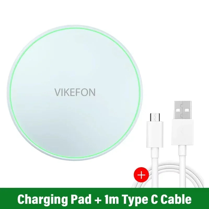 200W Wireless Charger Pad Stand Mobile Phone Chargers Fast Charging Dock Station For iPhone 16 15 14 13 Pro Max Samsung Xiaomi