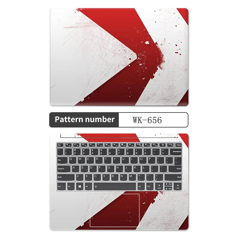 DIY Geometry Cover Laptop Skins Sticker 13.3"14"15.6"17.3"Vinyl Skin Case for Macbook/Lenovo/Hp/Acer Decorate Decal Assessories