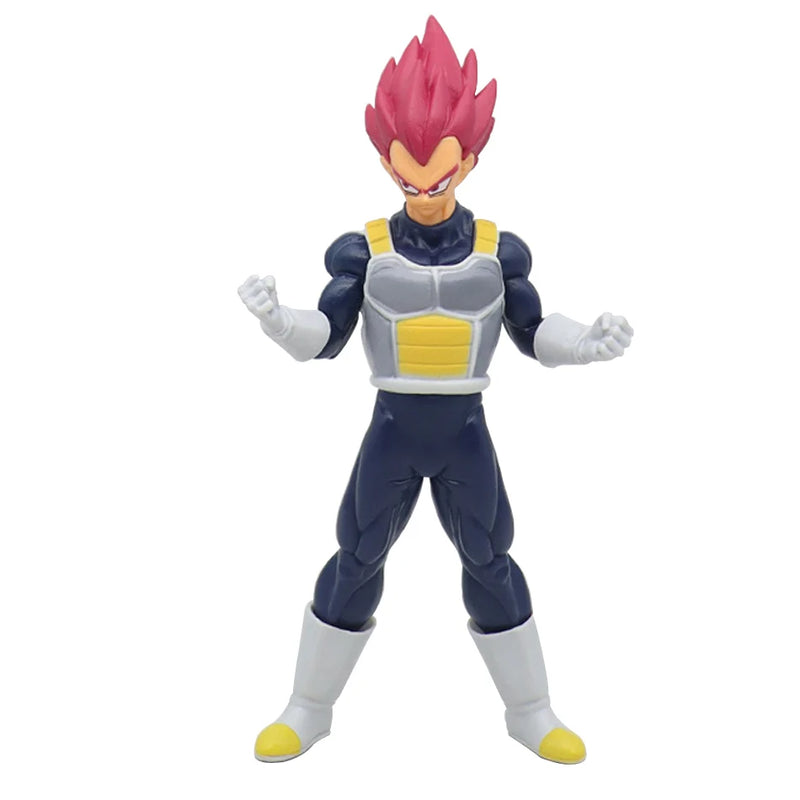 Anime Dragon Ball Z Super Saiyan Son Goku Vegeta Anime Action Figure Model Gifts Collectible Figurines for Kids 18cm