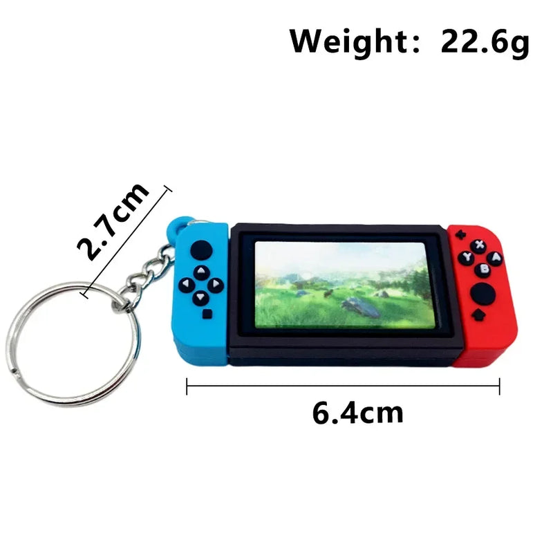 PS5 XBOX Game Console Controller Model Keychains Mini Simulation Collection Key Chain Pendant for Men Women Keys Ring Toys Gift