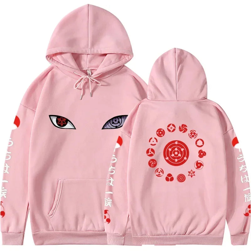 2025 Naruto Manga Inspired Hoodie AutumnWinter LaidBack Sweatshirt Unisex Fashion Top Hoodies Women