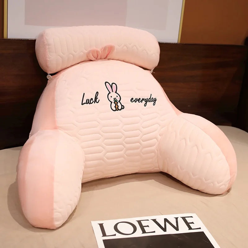 Soft Plu Lumbar Support Pillow Bede Sofa Latex Cuion S Pillow Barest Pad Girls Cartoon Anime Home Decor