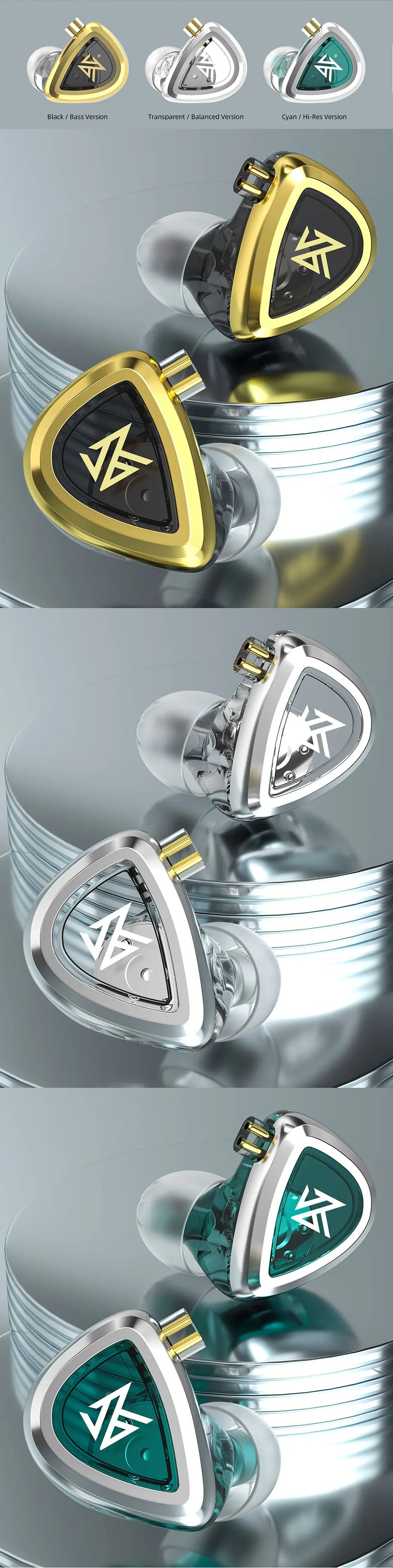 KZ EDA Earphones Bass/Balanced/Hi-Res Earbuds In Ear Monitor Headphones Sport Noise Cancelling HIFI Headset KZ EDXPRO EDC EDS