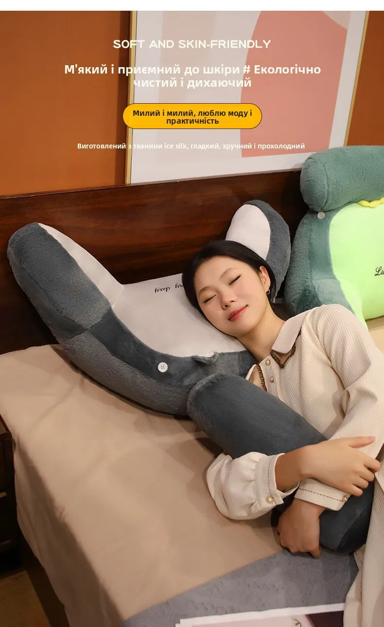 Soft Plu Lumbar Support Pillow Bede Sofa Latex Cuion S Pillow Barest Pad Girls Cartoon Anime Home Decor