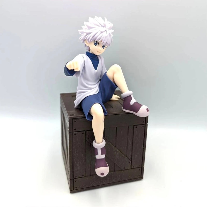 12CM Anime Figures GON·FREECSS Killua Zoldyck Collectible Model Figurine Toys PVC Action Figures Dolls Birthday Xmas Gifts 2pcs